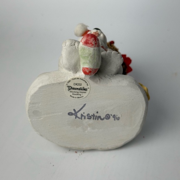 Dreamsicles Collectables Exclusive Vintage Stocking Holder 1994 Figurine Used - Picture 6 of 6